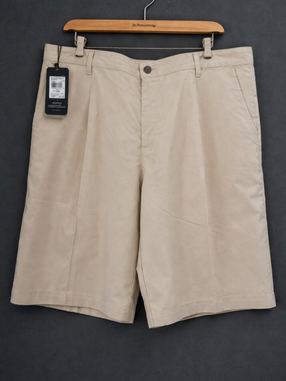Adidas Men's Climalite Cream Golf Shorts NWT Size 36 Stretch